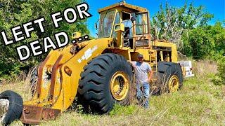 WILL IT START? MASSIVE ABANDONED WHEEL LOADER SITTING 18 YEARS!