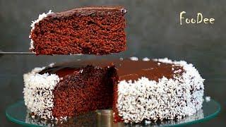 Crazy Cake - delicious and quick chocolate cake without eggs and milk