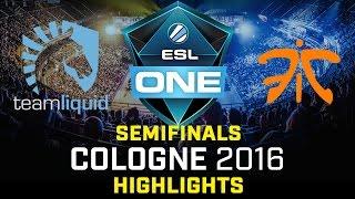 ESL ONE Cologne 2016 | CSGO Highlights | Liquid vs. Fnatic | Semifinals | Game 2 of Bo3 | Cache