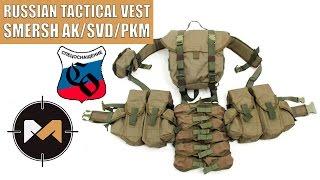 Обзор РПС Смерш АК/РПК/ПКМ. Russian tactical vest SPOSN Smersh AK/SVD/PKM