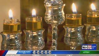 'Everything's brighter and better' - Menorahs shine brightly in Erie on final night of Hanukkah