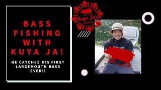 Bass Fishing with Chef Javier Fernandez (Kuya Ja)!! He Catches His FIRST LARGEMOUTH BASS EVER!!