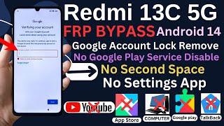 New Method Redmi 13C 5G FRP Bypass Android 14 Without Pc | All Xiaomi HyperOS FRP Unlock Android 14