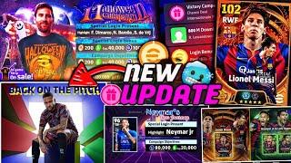 Big Update  Halloween Campaign, Free Players, Free Coins, New Epic In eFootball 2025