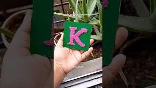 “Textured Letter K – Bold & Beautiful” part 7 #shorts