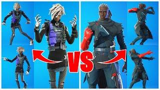 Fortnite Best Dances With Bytes VS Red Claw  New Crew Pack skin and new Bytes skin in season 4