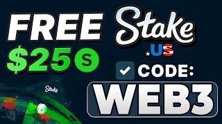 Stake US Code — "WEB3" 25$ + 250k Gold Coins Bonus (Stake US Promo Code 2025)