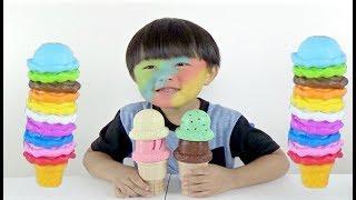 Play and Learn Colors with Ice Cream Cone Play Set