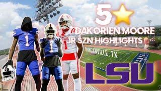 #TEXAS| 5 STAR⭐️ LSU COMMITT DAKORIEN MOORE | JR SZN HIGHLIGHTS  #txhsfb #football