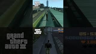 Standing on Train [ GTA 4 VS GTA 3 CAMPARISON ] ( 2001 - 2022 )