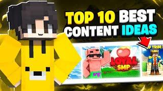 Trending Minecraft CONTENT IDEAS For All Small Creators 