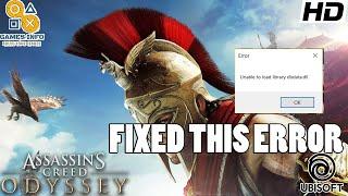 How To Fix AC ODYSSEY | Unable To Load Library Dbdata.dll | 100% Working | HD | By GAMES INFO