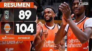 Joventut Badalona - Valencia Basket (89-104) RESUMEN | Liga Endesa 2024-25