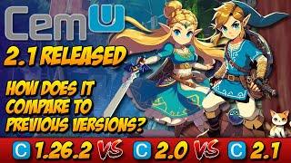 Cemu 2.1 Released: How Does It Compare to Previous Versions? 1.26 vs 2.0 vs 2.1