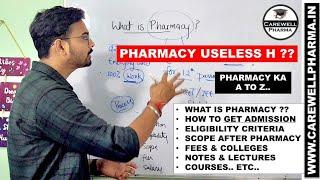What is Pharmacy ?? (complete details) || Admission, course, college, fees salary || Carewell Pharma