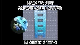 How to get Snowflake ladder in steep steps