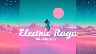 Electric Raga | AI-Generated Indian Fusion Music | Veena & Synthwave Instrumental