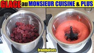 glace monsieur cuisine plus sorbet framboise fruits congelés fraise ananas fruit rouge etc..