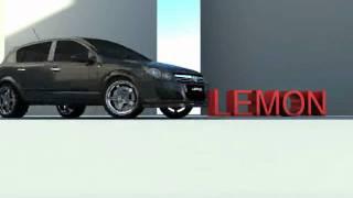 Lemon 3d car rigged