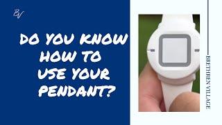 Do You Know How To Use Your Pendant?