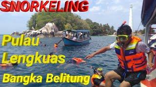 Snorkeling in pulau lengkuas belitung