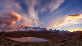 Sunset in the Altai Mountains music by Sergey Orlov