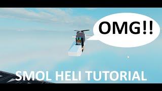 MINI HELICOPTER TUTORIAL [Roblox Plane Crazy]