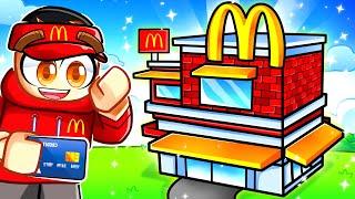 Spending $8,549,925 For The BEST FAST FOOD RESTAURANT In Roblox!