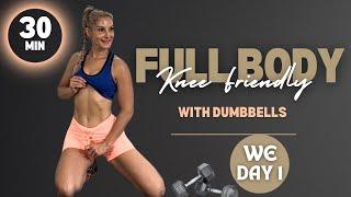 Full Body Workout | NO SQUATS, NO LUNGES, NO JUMPING | Lose Weight and Tone