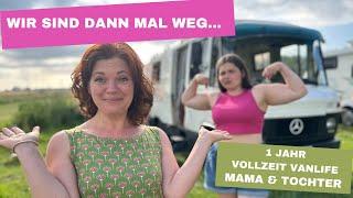 Vollzeit Vanlife im alten Mercedes Bus - Mama&Tochter on tour