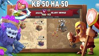 КВ 50 на 50! Обзор отличных атак Корнями, Йети и Супер лучницами - Clash of Clans