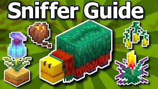 Ultimate Minecraft 1.21 Sniffer Guide - Eggs, Snifflet Torchflower & Pitcher Pod Farm