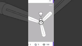 Fan Dancing 32 - Funny Video #ceilingfan #fan #iphone