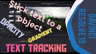 Davinci Resolve 19 | Tracking Effect For text | Planar tracker #Drone #tutorial #davinciresolve