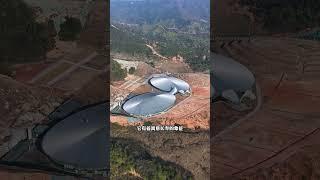水中贵族百岁山耗资5亿，在大山里建了两只乌龟，也太有创意了吧 #百岁山矿泉水工厂  #无人机航拍