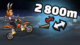 MOTOCROSS BREAKS MOON LONG JUMP