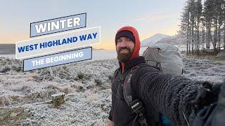 Hiking 100 miles across the Scottish Highlands in winter along the West Highland Way!