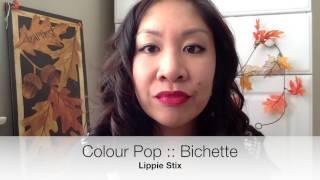 Colour Pop Lippie Stix Ellarie Vs. Bichette Review