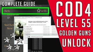 Call Of Duty 4: Modern Warfare level 55 unlock Save File Download 2022