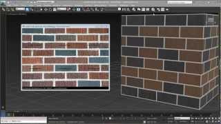 Bitmaps inside the #3dsMax Tiles map