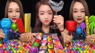 Colorful Candy Snacks P103  | ASMR Mukbang  #sweet #candy #snacks #asmr #mukbang #usa #newyork