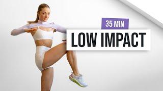 35 MIN *LOW IMPACT* HIIT - High Intensity Home Workout - No Equipment, No Jumping