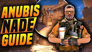 Anubis Nades, Smokes, Molotovs, Flashes Guide | CS:GO Utility Tutorial