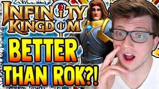 INFINITY KINGDOM: IS IT BETTER THAN RISE OF KINGDOMS?! INFINITY KINGDOM GAMEPLAY REVIEW 2021!