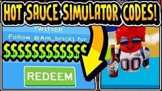 "️ALL NEW SECRET HOT SAUCE SIMULATOR CODES 2019!!" ️ Hot Sauce Simulator Update (Roblox)