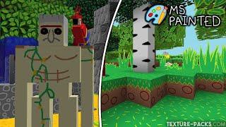 MS Painted Texture Pack Download for Minecraft