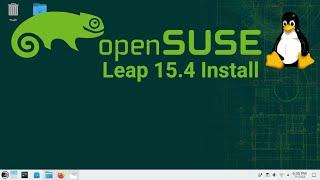 openSUSE Leap Linux 15.4 Full Installation Guide