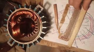 Насос БЦ-1.1-18-у1.1 перемотка статора 1 часть