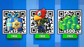 FREE!  x5 MAVERICK CROW GIFTS  PRESENTS QR CODE | BRAWL STAR QR CODE 2024 | BRAWL STARS NEW UPDATE