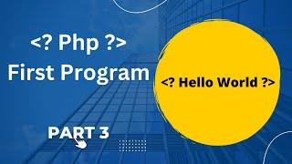 How To Write First PHP Program in XAMPP Server In Hindi | PHP MySQL Tutorial in Hindi 2022